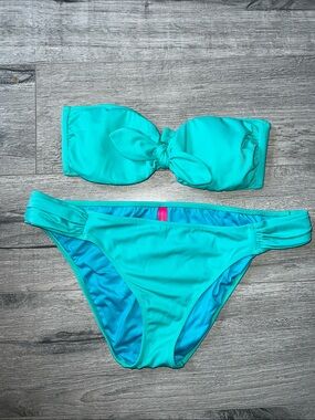 Victoria's Secret Turquoise Bandeau Bikini